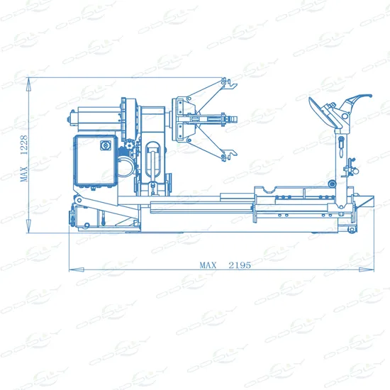 Heavy-Duty Automatic Truck Bus Tire Changer Machine